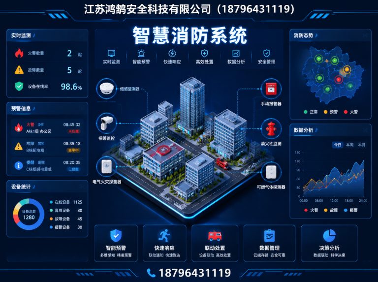 鄂州智慧消防系统展示图
